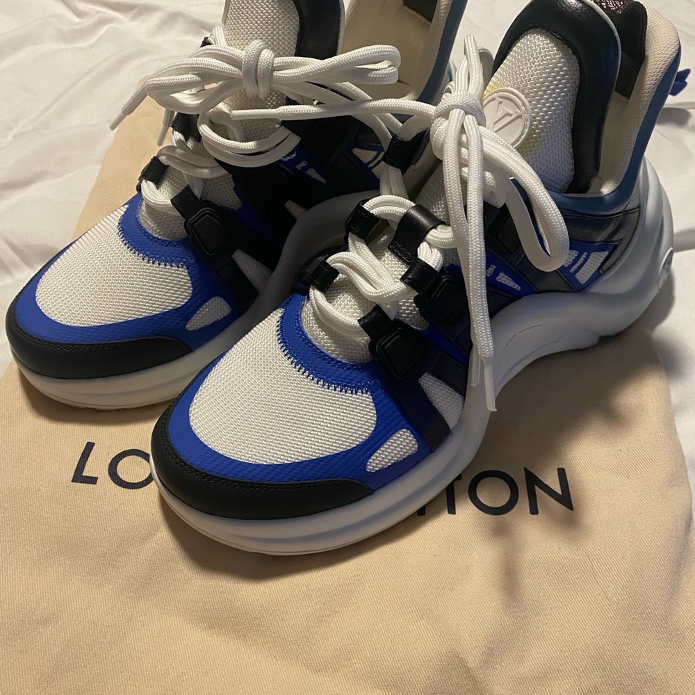 Worn once perfect condition Louis Vuitton sneakers!